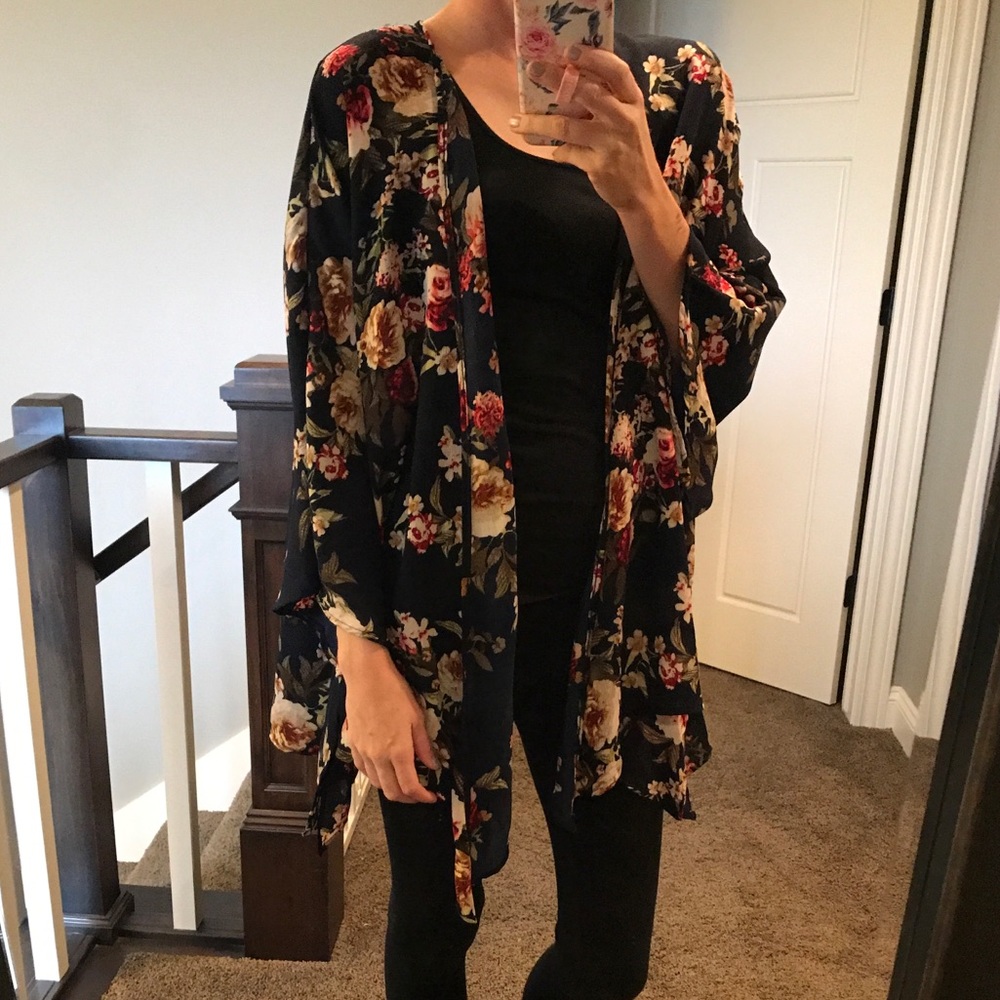 Floral kimono